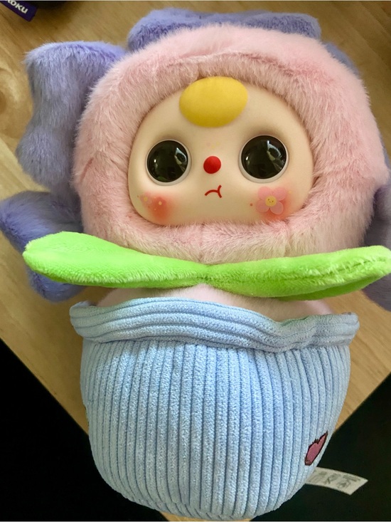 Baby Three Other - Plush Flower Baby Doll - Pink, Purple, Blue, Green